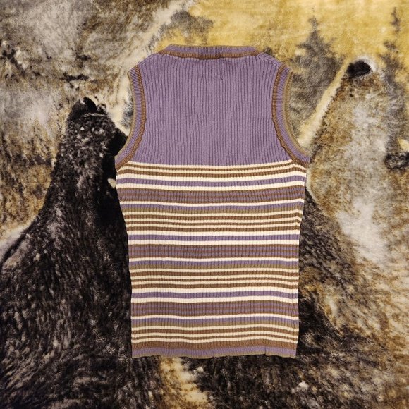vintage striped vest - Picture 3 of 6